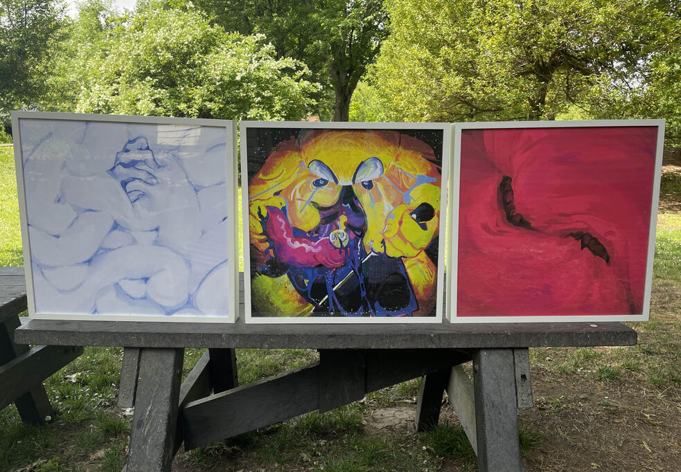 REFLEXIVE print triptych